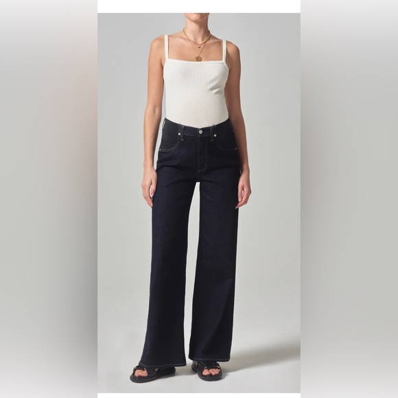 Citizens of Humanity Maternity Paloma Baggy in Solace dark wash 30 $275 - Picture 1 of 7